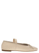 Anniel Leather Ballerina And Elastic Band