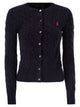 Polo Ralph Lauren Cable Knit Cotton Crew Neck Cardigan