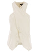 Maxmara Selva - Wool Gabardine And Satin Waistcoat
