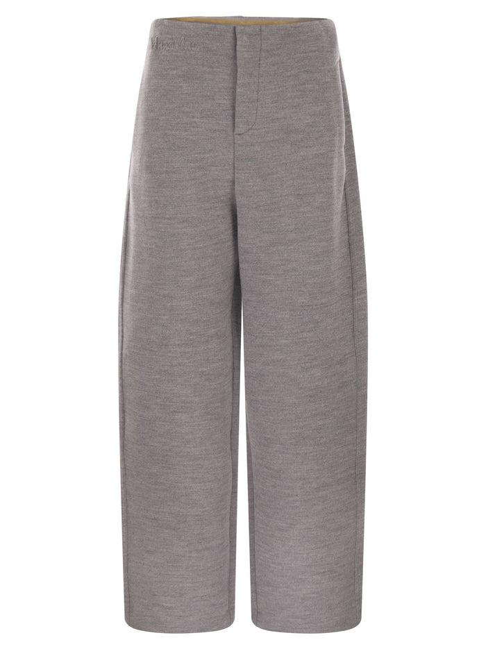 Maxmara Ebrien - Double Wool And Cotton Trousers