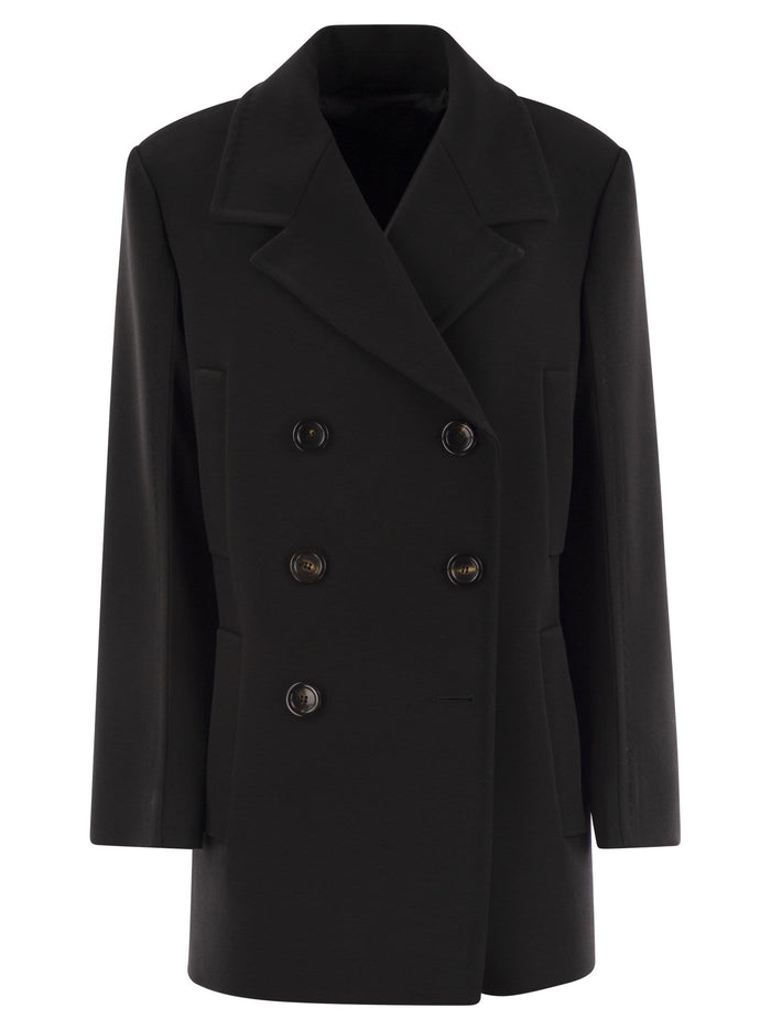 Maxmara Studio Janzir - Double-Breasted Cady Caban