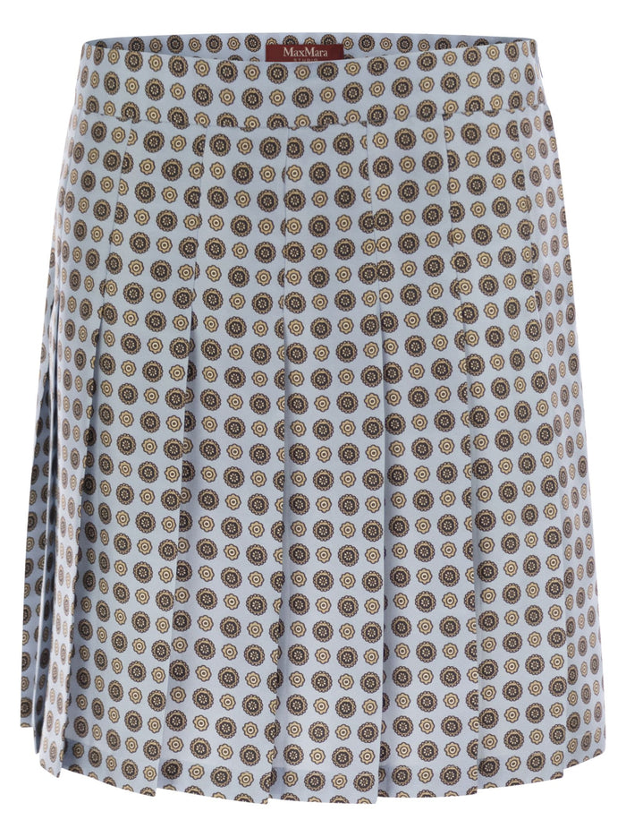 Maxmara Studio Madison - Pleated Silk Skirt