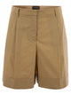 Mvp Wardrobe Cotton Shorts With Darts