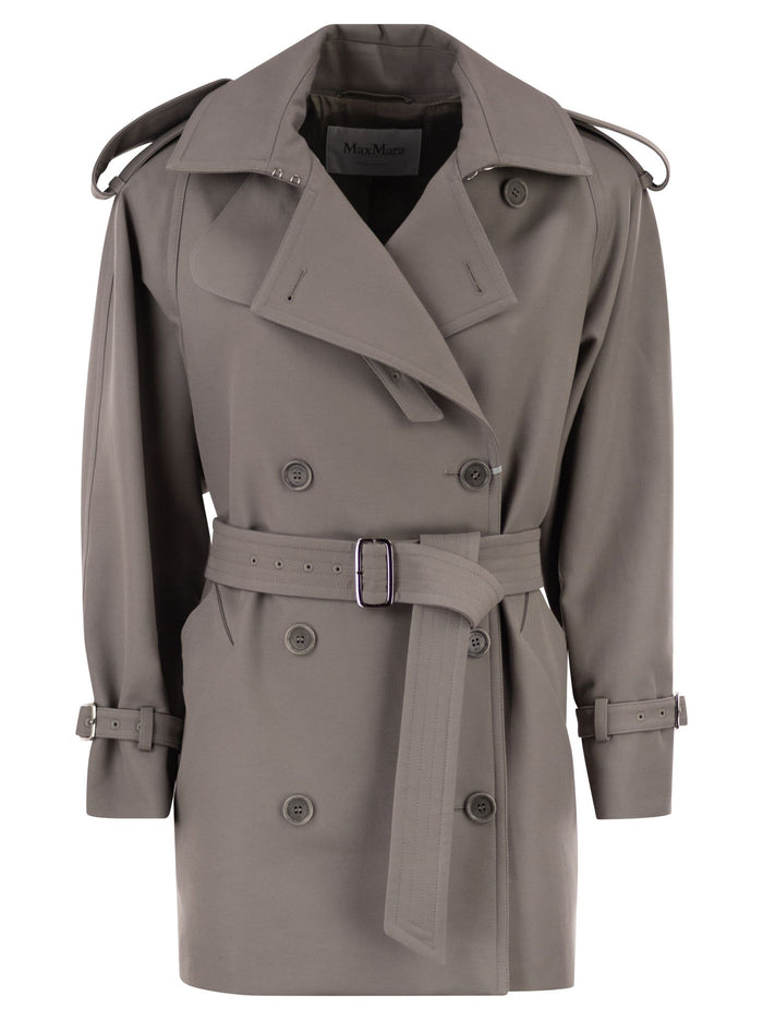 Maxmara Mxscacio - Short Cotton Trench Coat
