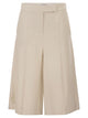 Maxmara Mxmkaki - Linen Bermuda Shorts
