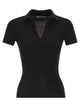 Maxmara Mxmalbero - Ribbed Wool Polo Shirt