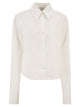 Sportmax Spxceppo - Cotton Crop Top With Pleated Back