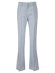 Sportmax Spxfragola - Flare Trousers In Viscose And Textile Paper