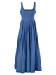 Sportmax Spxgiro – Structured Cotton Midi Dress With Full Skirt