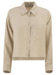 Weekend Maxmara Wkdcapo - Cropped Linen Shirt With A Boxy Silhouette