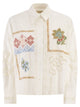 Weekend Maxmara Wkdfonte - Cotton Shirt With Lace And Embroidery