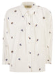 Weekend Maxmara Wkdbutterfly - Poplin Shirt With Embroidery