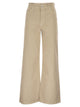 Weekend Maxmara Wkdmedina - Wide-Leg Trousers In Cotton Drill