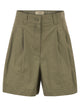 Weekend Maxmara Wkdarmonia – Cotton Shorts With Front Pleats
