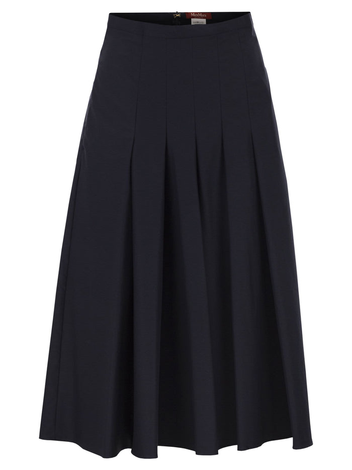 Maxmara Studio Mstvolume - Cotton Pleated Skirt