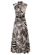 Maxmara Studio Mstwest - Printed Cotton Shirt Dress With Belt