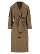 Maxmara The Cube Mtcutrench - Trench Coat In Water-Repellent Twill