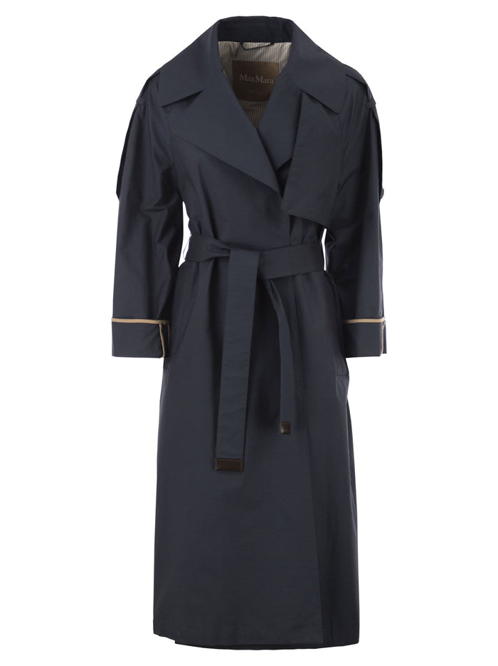Maxmara The Cube Mtcutrench - Trench Coat In Water-Repellent Twill