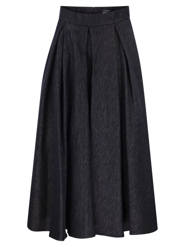 S Maxmara Smmalex - Corolla Skirt In Cotton Blend