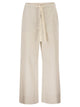 S Maxmara Smmargento - Cotton Drawstring Trousers