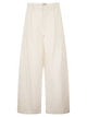 S Maxmara Smmaloa - Wide-Leg Trousers In Cotton And Linen