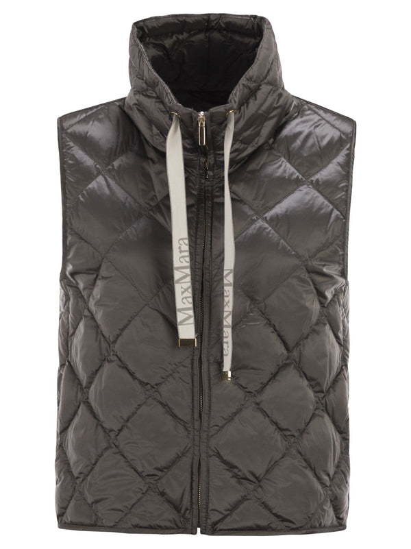 Maxmara The Cube Tegic - Drip-Proof Canvas Padded Waistcoat