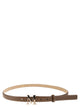 Maxmara Mclassic20s - Monogram Leather Belt