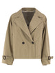 Weekend Maxmara Wkdboero - Cropped Double-Breasted Technical Jacket