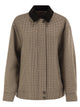 Weekend Maxmara Wkdfesta - Pure Virgin Wool Houndstooth Overshirt Jacket
