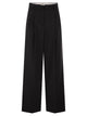 Weekend Maxmara Wkdovvio - Pure Virgin Wool Wide-Leg Trousers