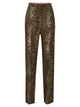 Maxmara Studio Mstromana – Silk Trousers With Animal Print