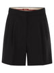 Maxmara Studio Mstragazza - Tailored Pure Virgin Wool Bermuda Shorts