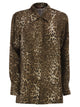 Maxmara Studio Mstaffari – Pure Silk Animal-Print Shirt