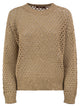Maxmara Studio Mstgeyser - Openwork Cotton Sweater With Sequins
