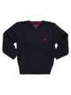Polo Ralph Lauren Crew-Neck Cotton Cable-Knit Sweater
