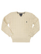 Polo Ralph Lauren Cable-Knit Cotton Sweater With Logo