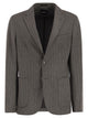 Boss Slim-Fit Blazer In Stretch Striped Flannel