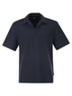 Boss Textured Cotton Polo Shirt With Open Collar