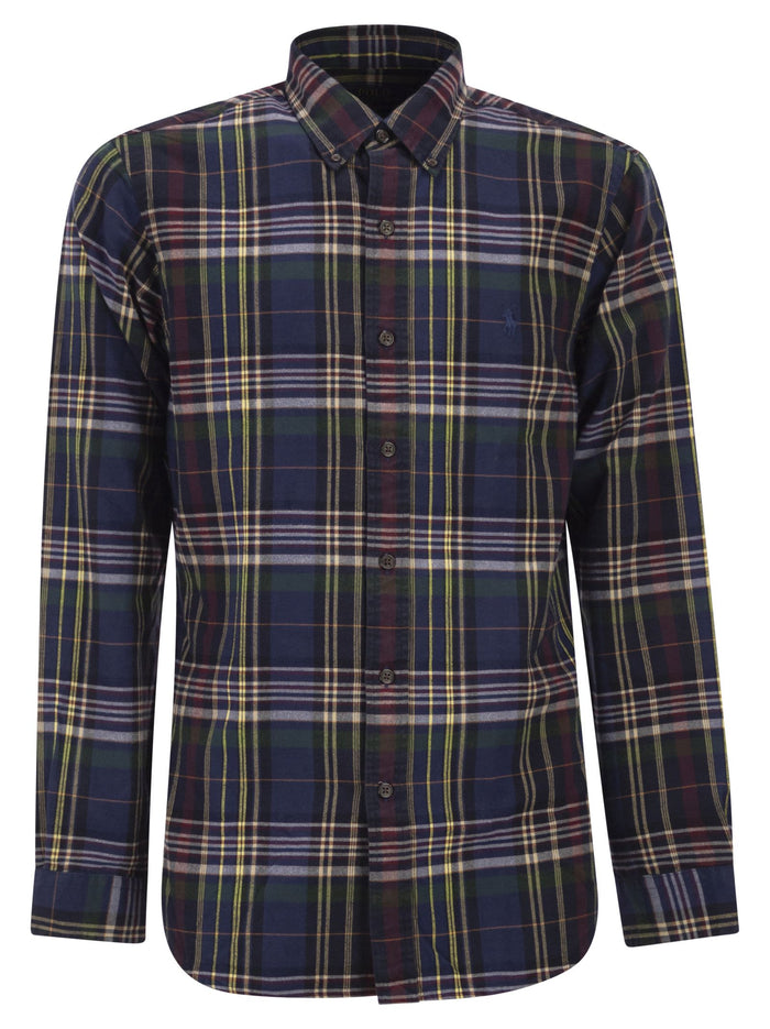 Polo Ralph Lauren Custom-Fit Checked Oxford Shirt