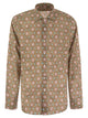 Fedeli Printed Stretch Cotton Voile Shirt