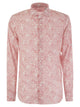 Fedeli Printed Stretch Cotton Voile Shirt