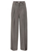 Peserico Tailored Virgin Wool Stretch Trousers With Front Pleats