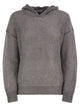 Peserico Hooded Open-Knit Jumper With Sequins