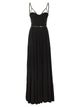 Elisabetta Franchi Red Carpet Dress In Lamé Jersey With Belt