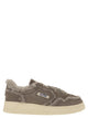 Autry Medalist Low - Suede Trainers With Shearling Lining