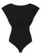 Elisabetta Franchi Knit Bodysuit With Deep Neckline And Jewel Detail