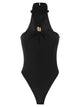 Elisabetta Franchi Crêpe Jersey Bodysuit With Jewel Detail