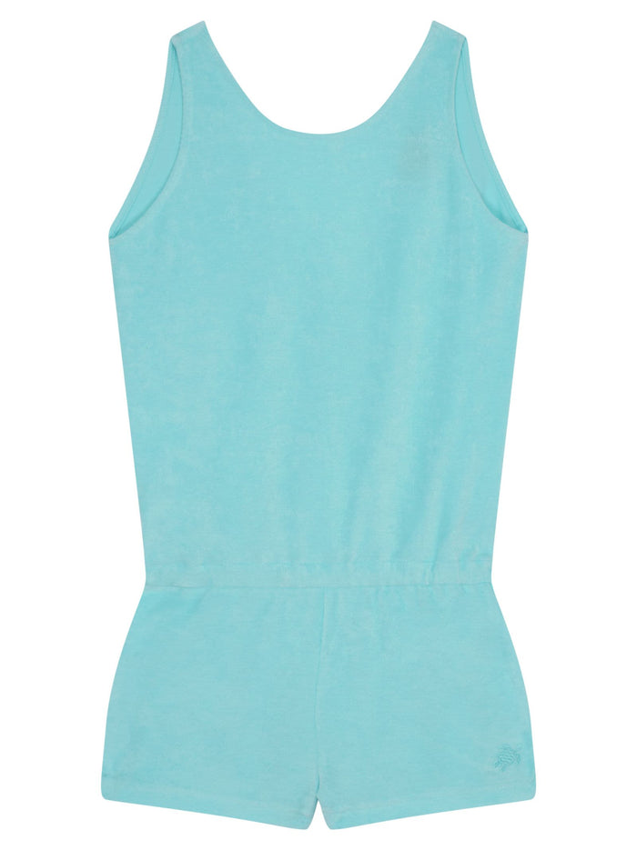 Vilebrequin Short Playsuit In Organic Cotton And Polyamide