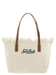 Mc2 Saint Barth City Sangallo Shopper Bag With Embroidered Logo