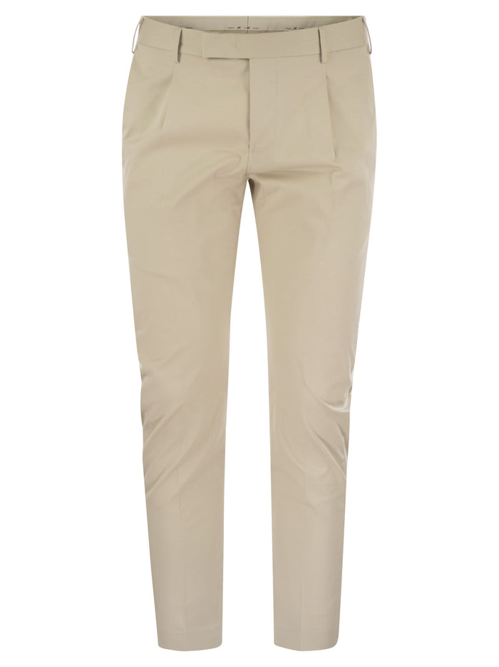 Pt Torino Dieci - Stretch Cotton Trousers